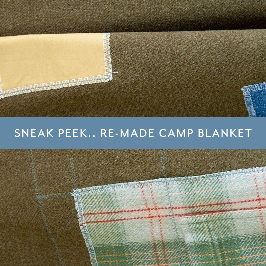 Sneak Peek... Re-Made Camp Blanket